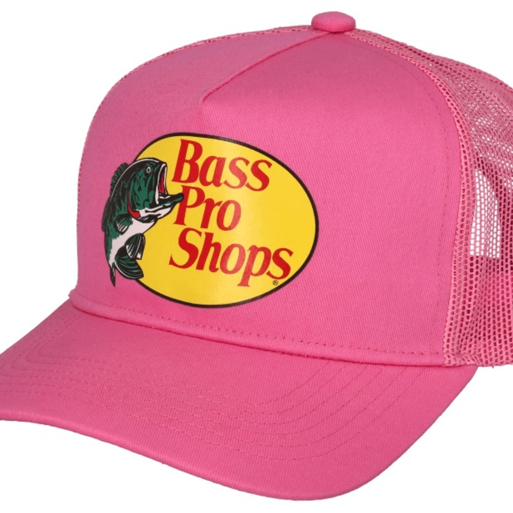 Youth Bass Pro Shops Mesh Trucker Cap - pink